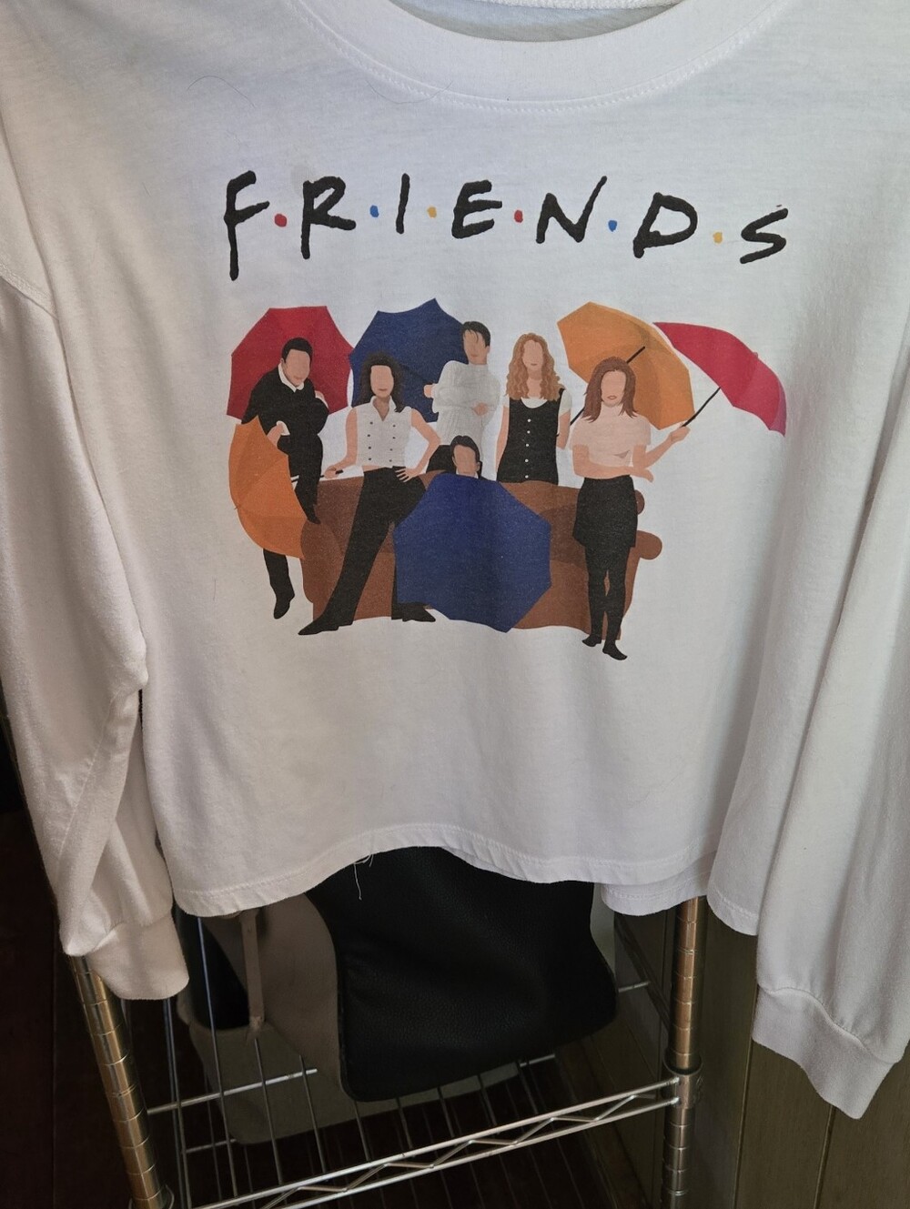 Friends Graphic Kids Long-Sleeve Tee - White